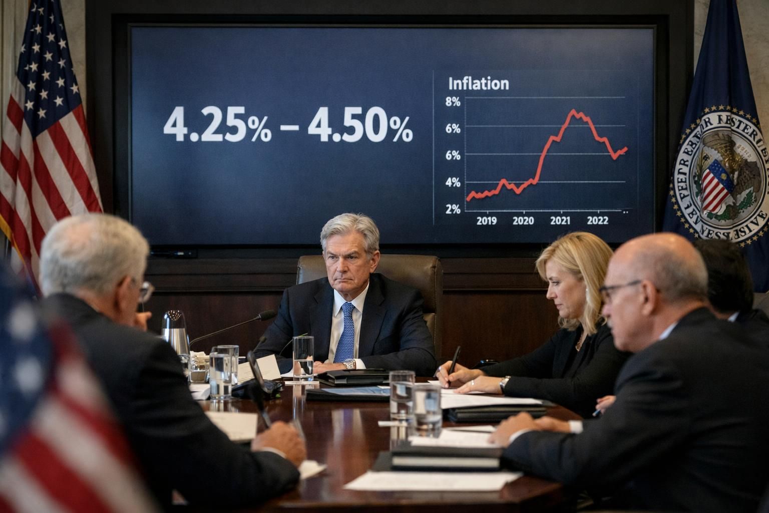 federal reserve mempertahankan suku bunga tetap untuk menghadapi ketidakpastian ekonomi global, menjaga stabilitas pasar dan mendorong pertumbuhan ekonomi.