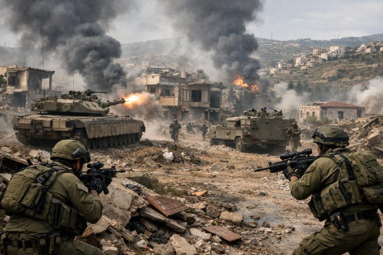 israel meningkatkan serangan militer di selatan lebanon pada 19 april, menurut laporan sumber militer terbaru.