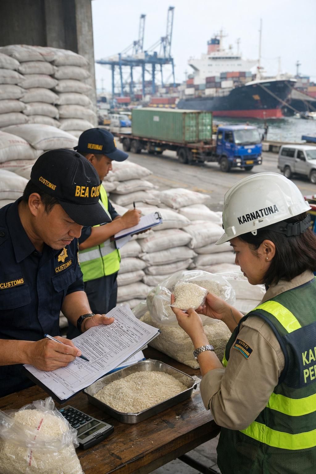 jakarta memperketat pengawasan impor beras untuk memastikan kualitas dan stabilitas pasokan beras di indonesia, melindungi petani lokal, serta menjaga keamanan pangan nasional.