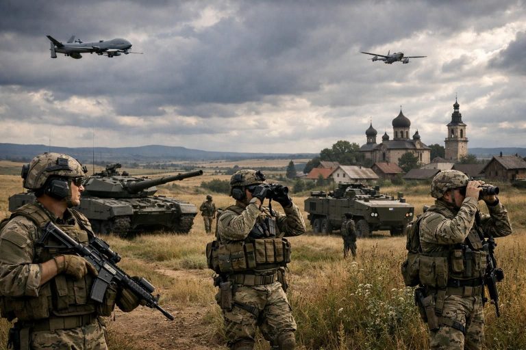 nato memperkuat kehadiran militernya di eropa timur untuk menghadapi pergerakan militer rusia yang semakin meningkat, guna menjaga stabilitas dan keamanan regional.