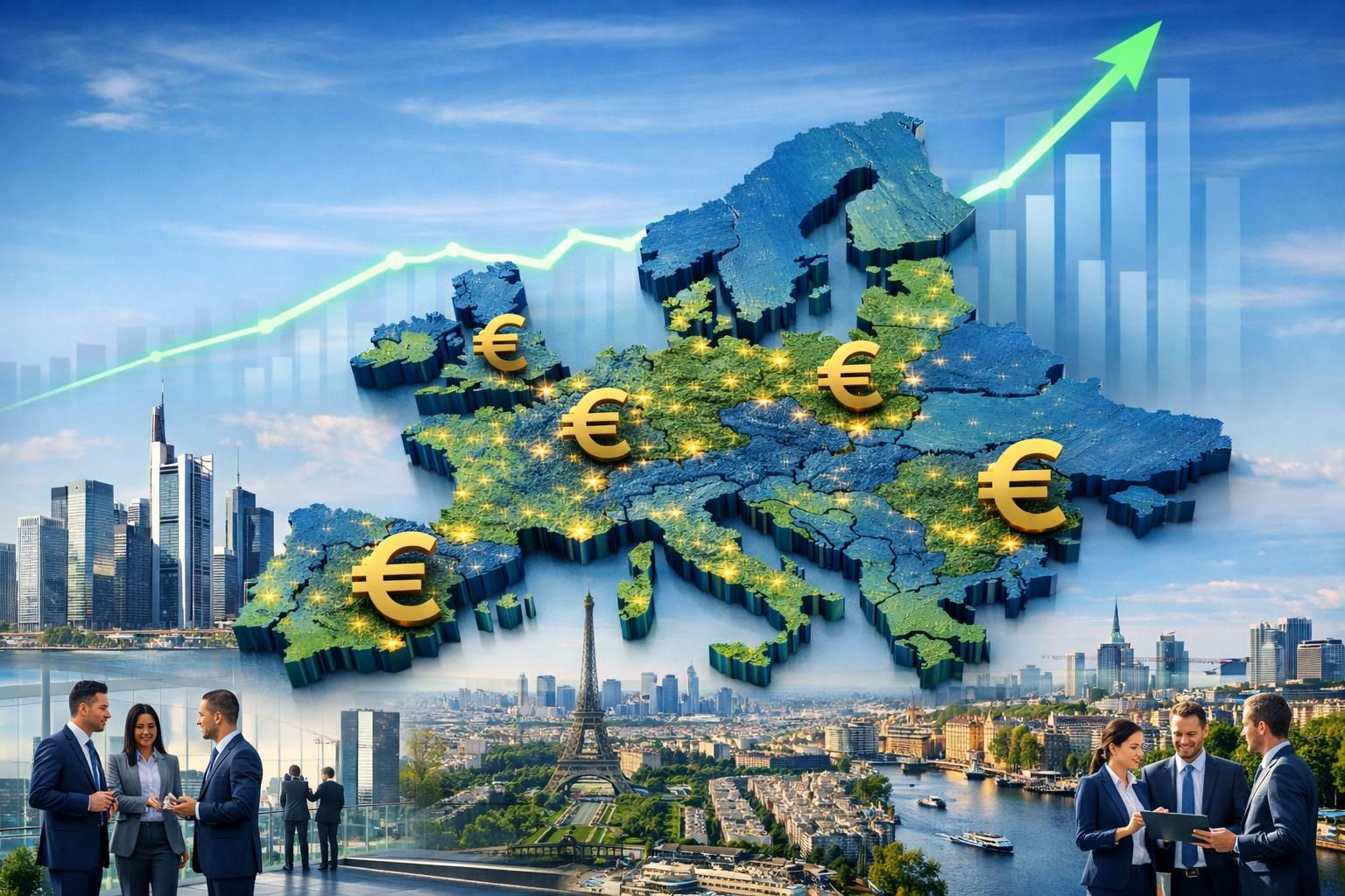 zona euro mengalami pertumbuhan ekonomi yang moderat berdasarkan estimasi terbaru, mencerminkan stabilitas dan tantangan pasar saat ini.
